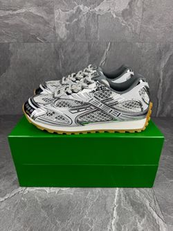 Bottega Veneta Orbit Silver Men Sneakers