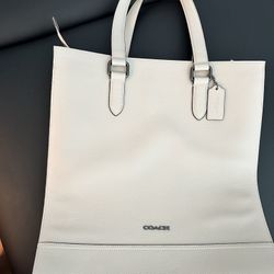 Coach leather tote