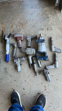 Assorted air tools