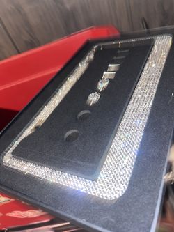 Swavorski Diaomond License Plate Frame 