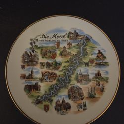 vintage German porcelain souvenir plate