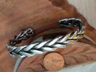 Welded stainless bracelet