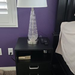 Night Stand & Lamp (2 Each)