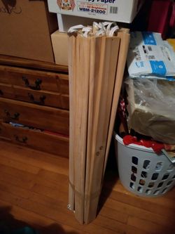 Bunk bed wood slats twin size  New $40