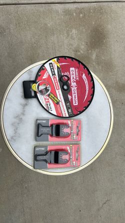 Demo- Demon 7 1/4 (24 Teeth) blade and cutting blade
