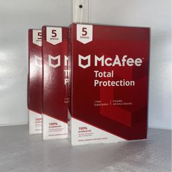 McAfee MCA950800F013 Total Protection 5 Device Antivirus Software