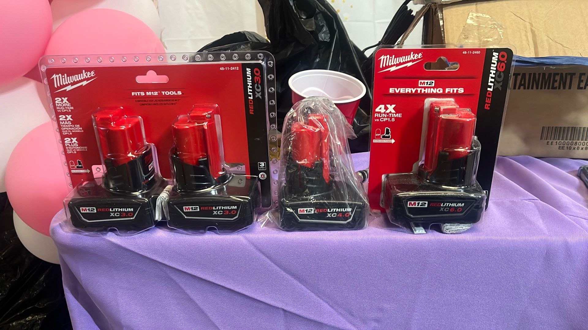 M12 Batteries $190 Hall Four 