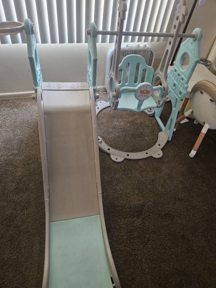 Slide And Swing Set