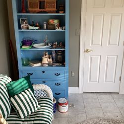 Tall Painted Cabinets