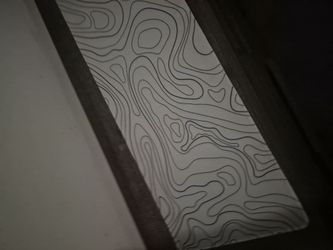 White XL topographic mousepad