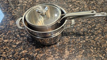 OXO Good Grips Stainless Steel 3-Piece Cookware Set (1 Lid)