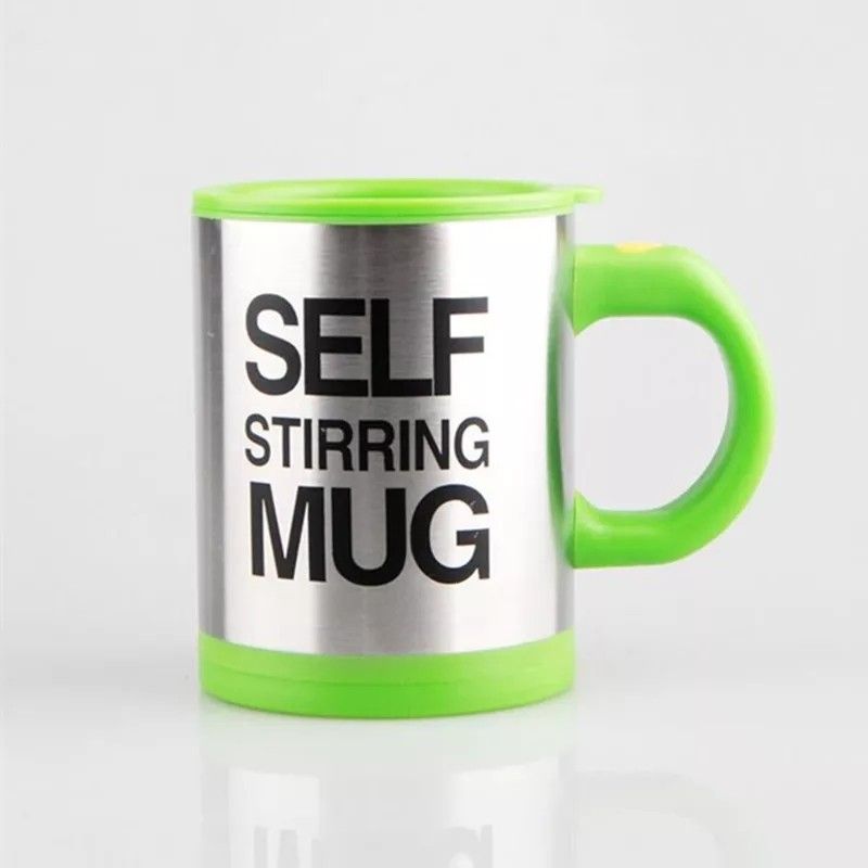 Self Stirring Coffee Mug Cup - 400ml Automaticl Electric Stainless Steel Self Mixing & Spinning Home Office Travel Mixer Cup