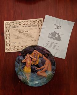 Set of 3 South Pacific Collectors Plates