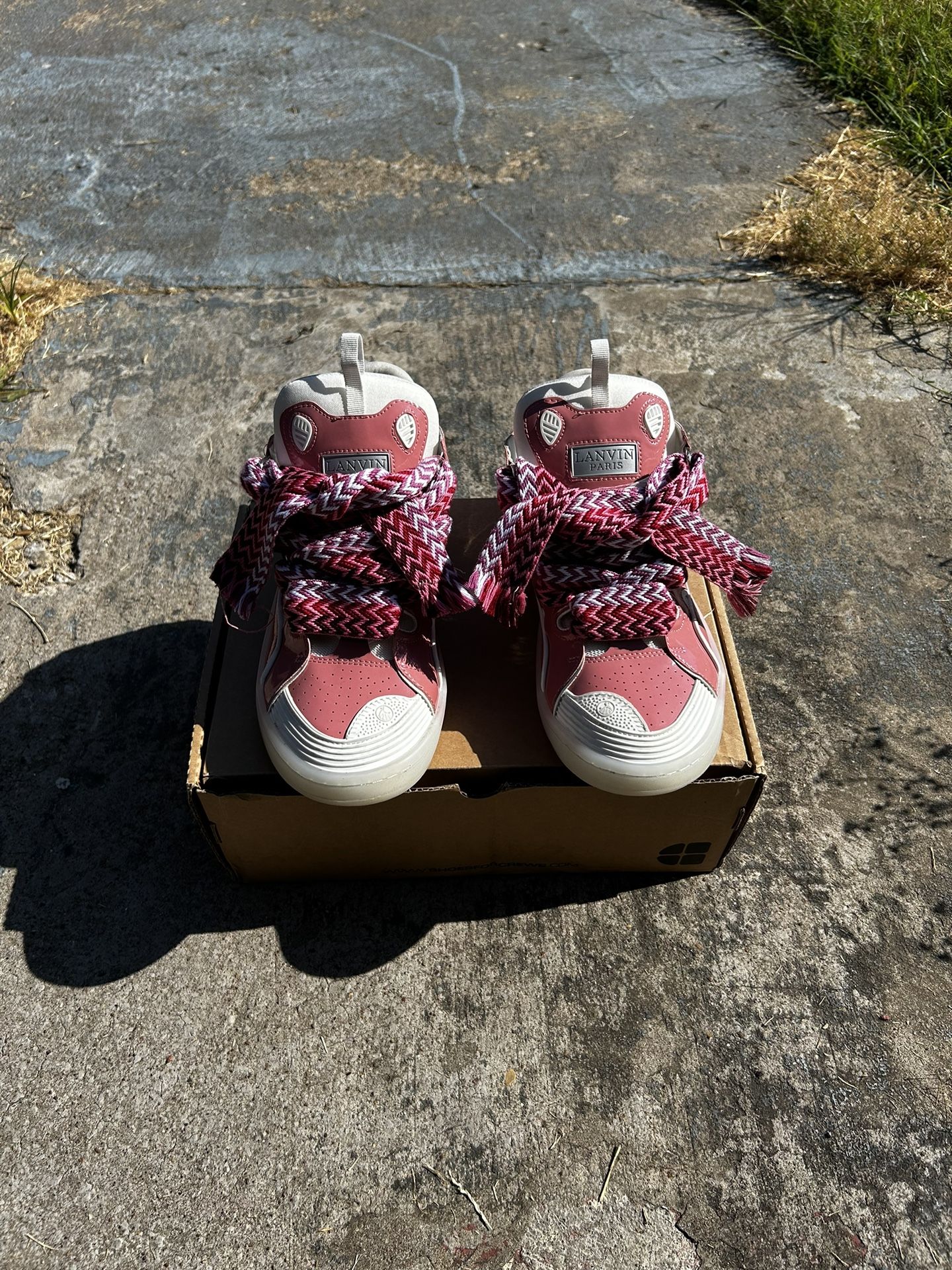 Lanvin Curb Sneaker 'Metallic Pink' for Sale in Dallas, TX - OfferUp