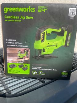 Greenworks Cordless Jigsaw
