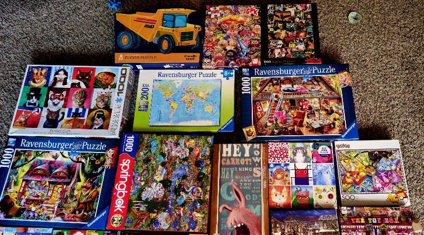 21 Different  PUZZLES**like New