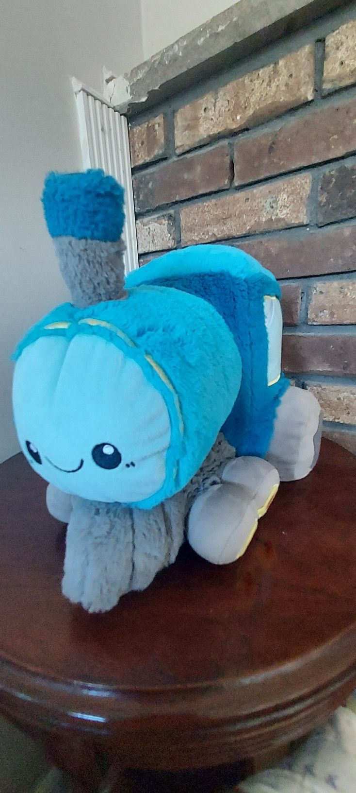 Squishable Go Train Squishable Soho Snuggle Blue Train Plush Velour Stuffed Toy