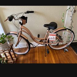 Bayside Rose Gold Bicycle 