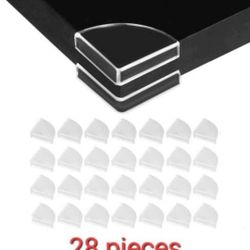 NEW! 28 Pack Slim Clear Edge Bumpers Corner Protectors (open box)