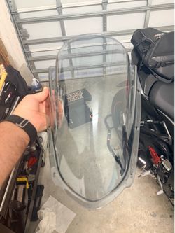 Zx10r Kawasaki double bubble windscreen
