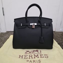 Hermes Birkin 35cm Black Togo leather Palladium Hardware