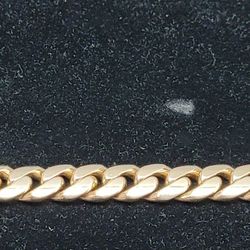 Gold 14kt Cuban Bracelet