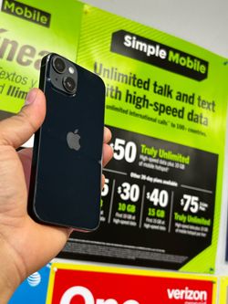 iPhone 14 128GB + 3 Months unlimited Service ($50 plan) Simple Mobile + 90 days warranty