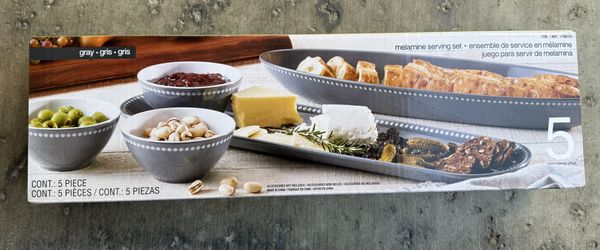 5 Piece. Melamine Serving Set 