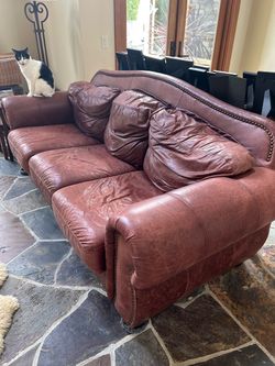 Leather sofa