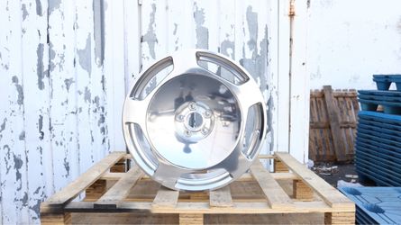20 INCH STAGGERED SET MERCEDES MAYBACH STYLE POLISHED WHEELS RIMS 20X8.5 +36 / 20X9.5 +43 (5X112) CB: 66.6
