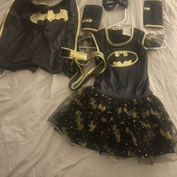 Batman Girl Toddler Costume Size Medium 