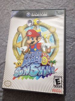 Game cube super Mario Sunshine