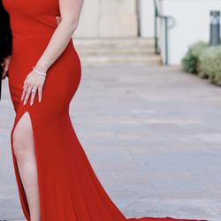 Formal Red Dress Gown 