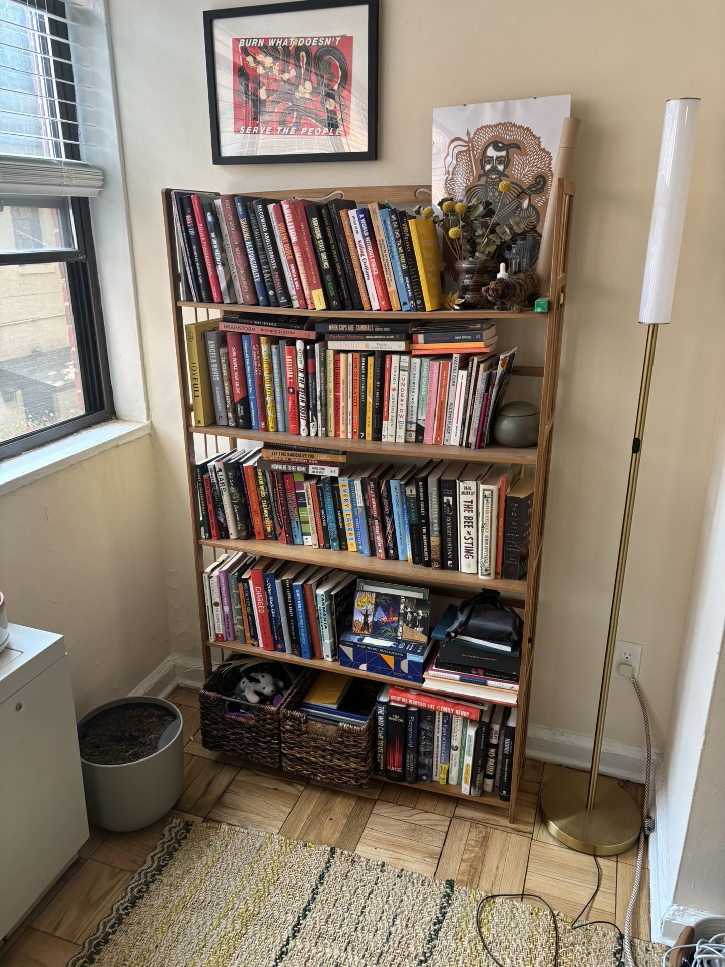 Bamboo Bookshelf / Display Shelf 