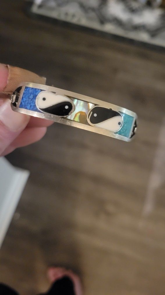 Silver Bracelet With Turquoise