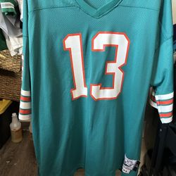 NFL Mitchell & Ness Throwback Miami Dolphins Dan Marino #13 Jersey