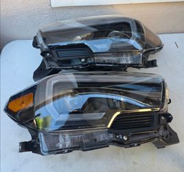 16-22 Toyota Tacoma LED DRL Projector Headlights Luces Focos Micas Faros Faroles Headlamps