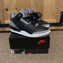 Air Jordan 3 Retro Black Cement (2024)