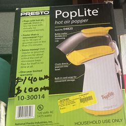 Pop lite Popcorn Maker