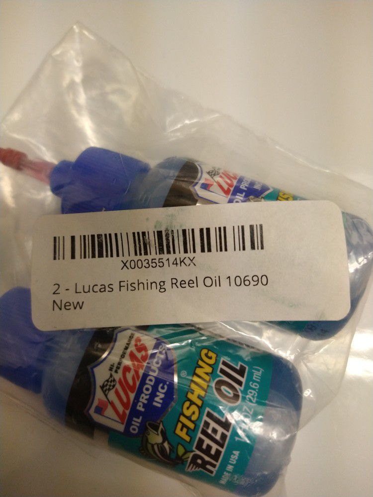  Lucas Oil 10690 Fishing Reel Oil - 1 Ounce : Sports