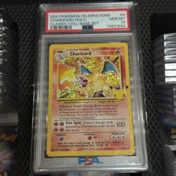 2021 Pokemon Celebration Classic Charizard Psa 10 