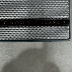 Vintage Crown TR 805 - 8 transistor Radio In As Shown Condition Working. 