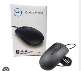 Dell OEM USB Wired Mice – Lot of 3 (New Sealed)