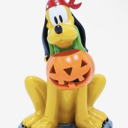 Disney Pluto Halloween Light-Up Garden Statue
