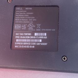 Dell Laptop Dock