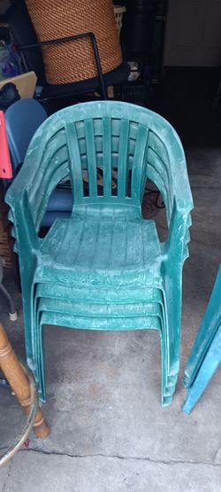 Plastic Chairs, $2 each