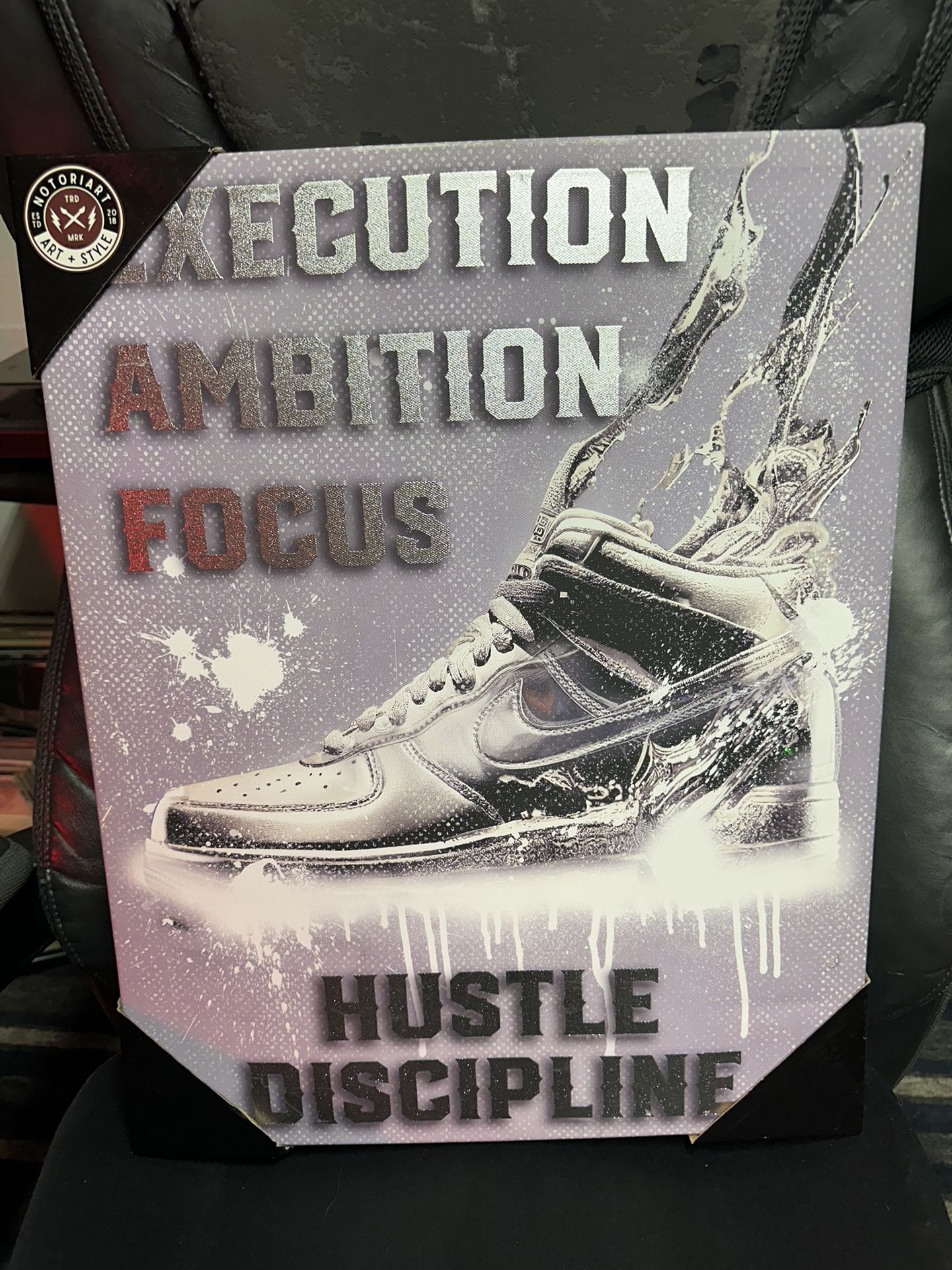 Retro Jordan Canvas Wall Art