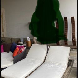 Outdoor Furniture Bed Double Chaise Lounges 