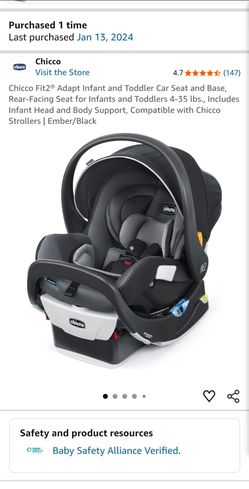 Chicco fit2 infant car seat with 2 bases. 2 year use