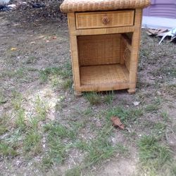 Wicker Nightstand,It's $20